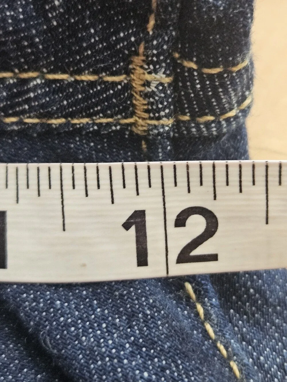 Levis 501 Button Fly Mens‎ Dark Wash Blue Jeans 32X27